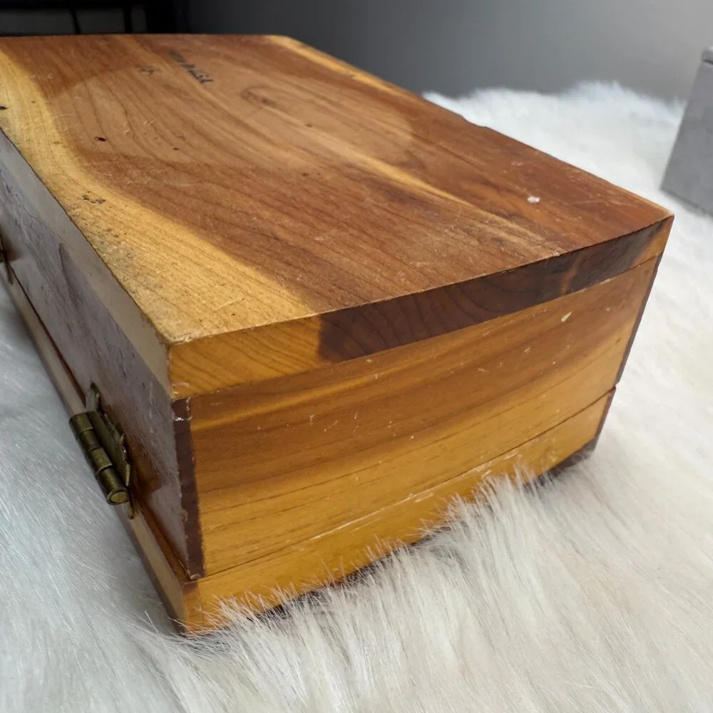 Vintage Central City, Colorado Wooden Box w/ Horse Made in USA